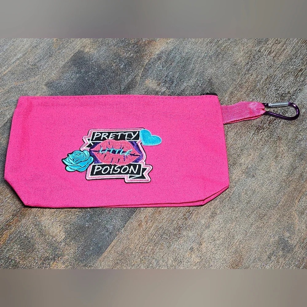 NWT Pink Western Pencil / makeup Bag Pounch